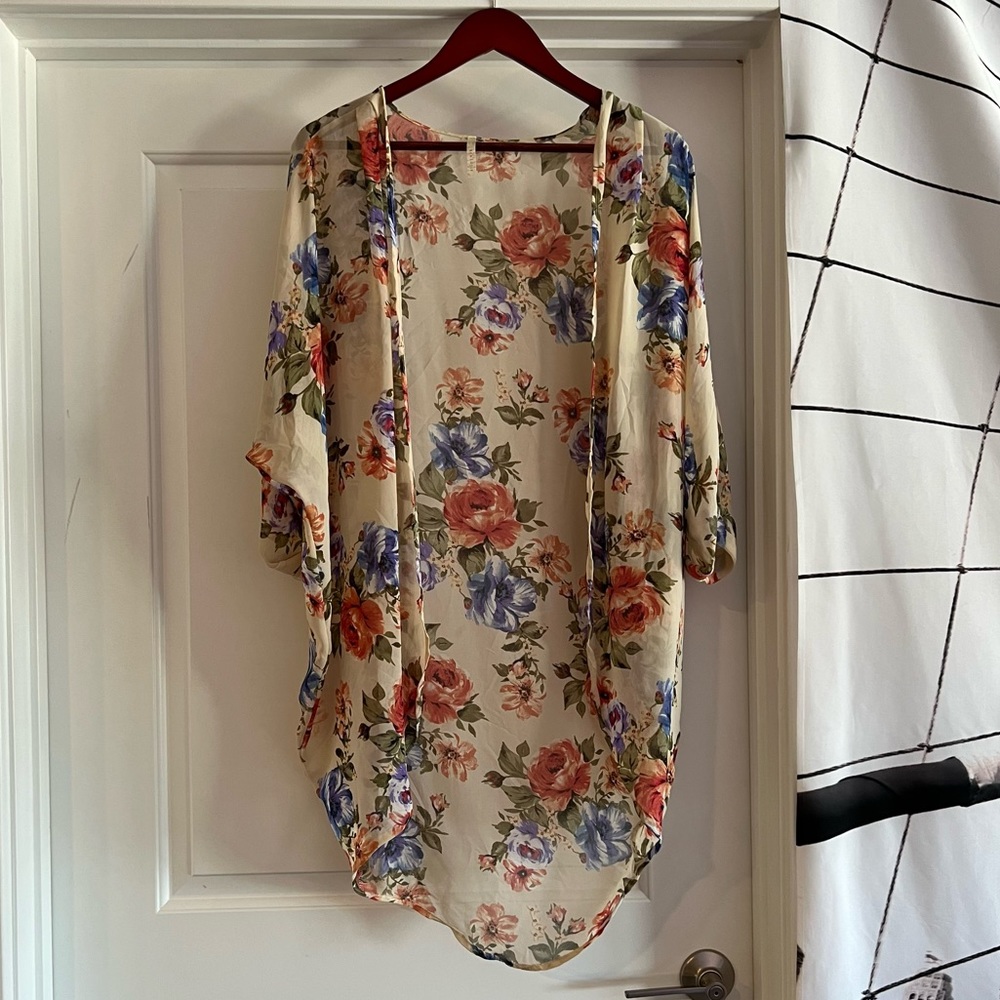 Floral Kimono, Size M